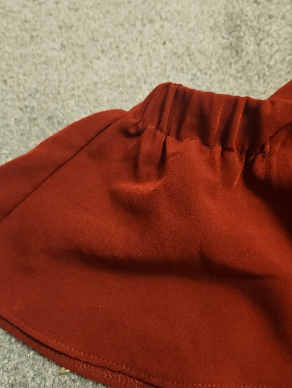 Teeze Me One-Shoulder Ruffle Dress - Rust Red - Picture 2 of 4